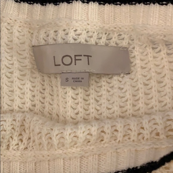 LOFT Sweater w/ Bell Sleeves with Decorative Bows - Picture 3 of 6